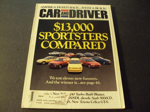 Car and driver jun 1990 - driver,