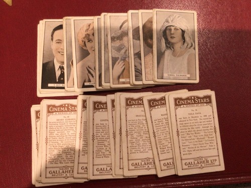 Gallaher cigarette cards - cigarette,
