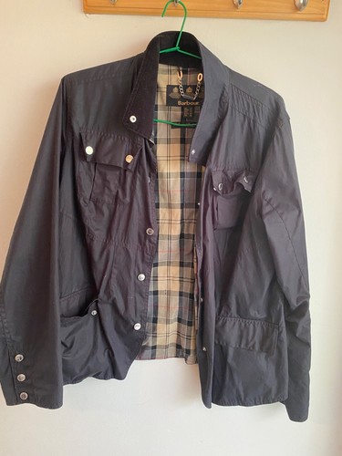 Black barbour jacket - black, with