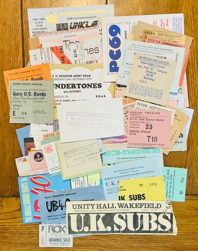 Original concert tickets - concert,