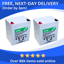 2 x 12V 5AH (replaces 4ah &