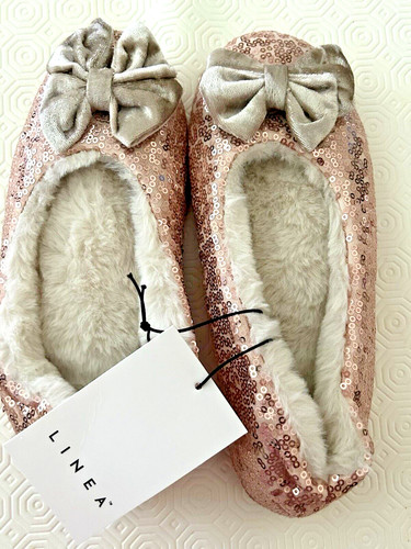 Ladies sequin slippers size - ladies,