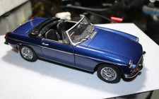 Autoart MGB roadster MkII - 1/18th scale - metallic blue