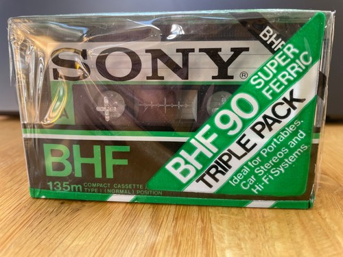 Sony bhf cassette tapes x3 - sony,