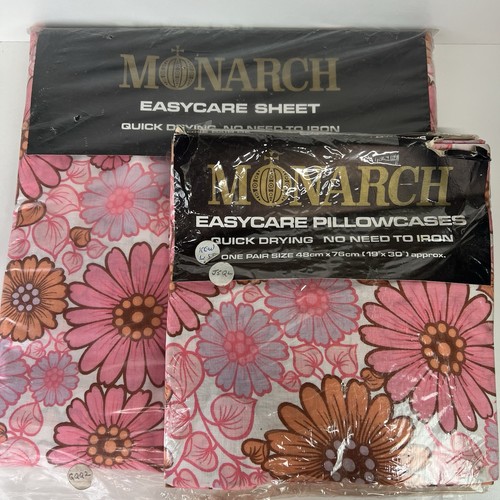 Vintage monarch floral flat - vintage,