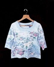 Artacapes Blue Floral Top Size
