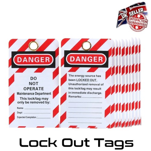 Lock out tags - out, electrical