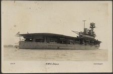 HMS EAGLE. 1924 GENUINE PC