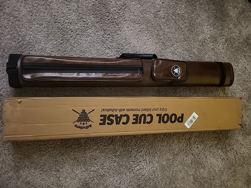 Faux leather pool cue - faux, carrying