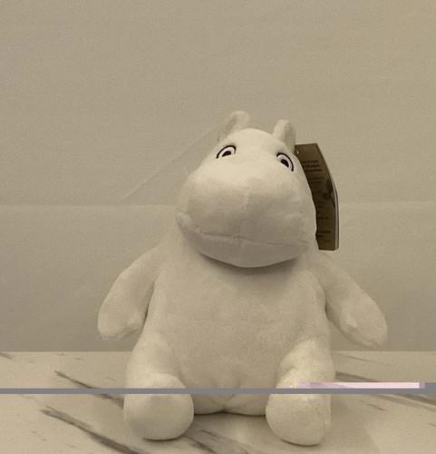 Moomin white plush character - moomin,