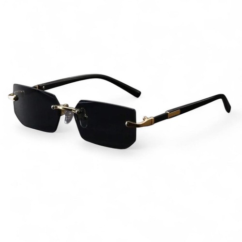 Vintage rimless rectangular - rimless,