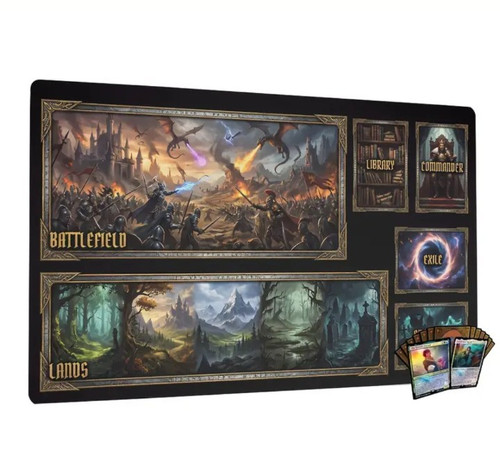 Dragon mtg playmat rubber non - dragon,