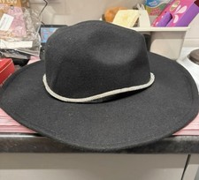 Black Summer Trilby Fedora Hat