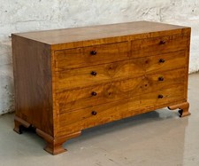 Antique Handmade Walnut Chest of Drawers - Solid Hardwood, Timeless piece