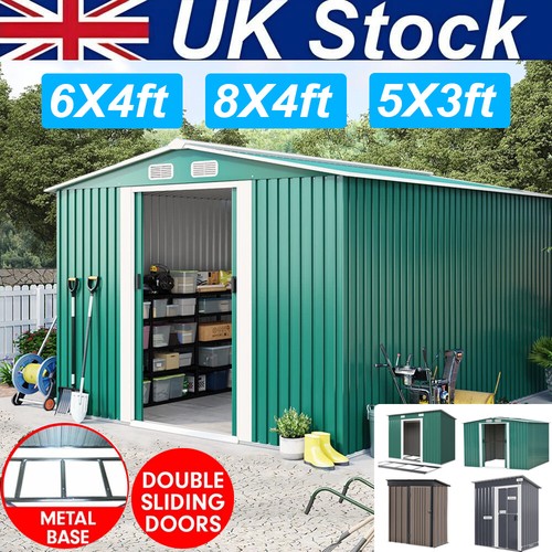 Metal garden shed 8 x - metal, 4,