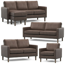 Bexhill Brown Faux Leather