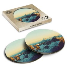 2 x Boxed Round Coasters -