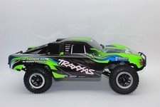 Traxxas TRX 58134-4 Slash Green Brushless 2WD 1/10 Short Course Truck Clipless