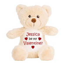 Personalised valentine teddy - valentine,