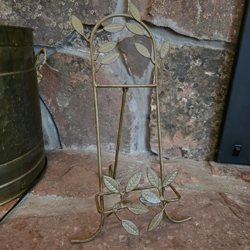 Vintage metal leaf easel stand - metal,