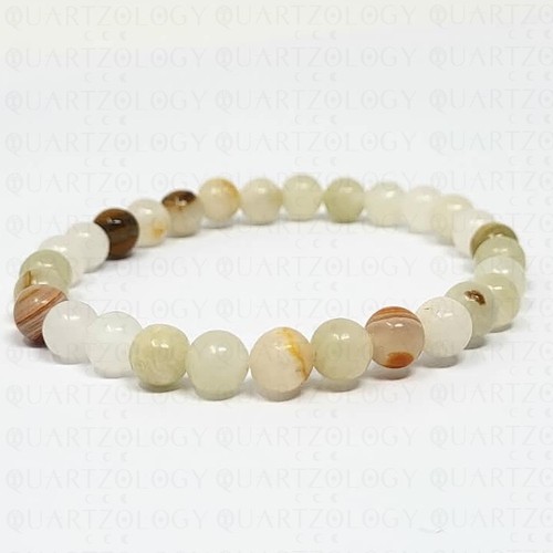Quartz bead lava - bead, bracelet