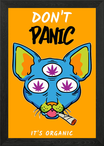 Dont panic its organic cat - panic,