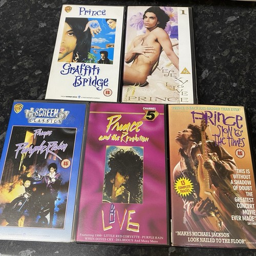 Prince five original vhs video - original,