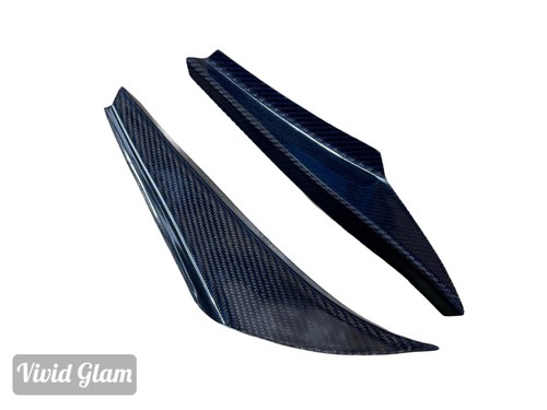Blue carbon fiber canard - fiber, for
