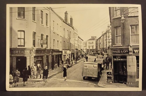 Old real photo street - , scene