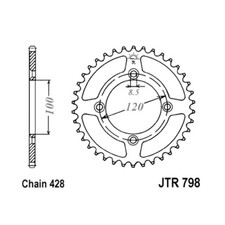 Corona JT 798 Z47 for Yamaha