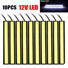 10Pcs 12V LED Car Interior White Strip Lights Bar Lamp Car Van Caravan Boat New