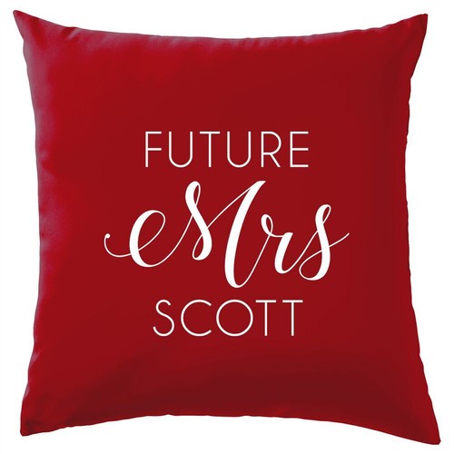 Future mrs scott cushion - mrs,