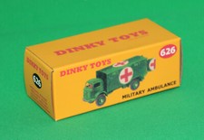 DINKY Reproduction Box 626 Military Ambulance Box REPRO