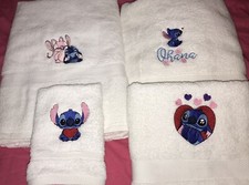 Valentines stitch Towel bundle/set