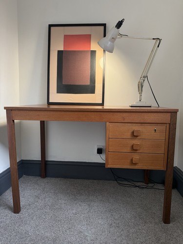 Mid century modern teak desk - century,