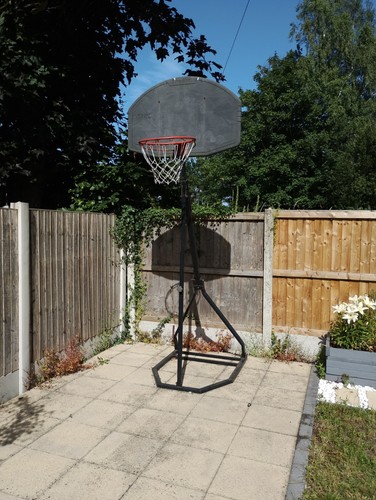 Large basketball hoop stand - basketball,