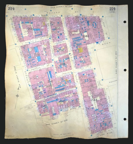 Goad london 224 - london, 224—w1—soho