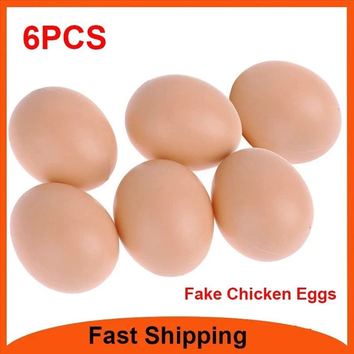 6pcsfake plastic eggs dummy - 6pcsfake,