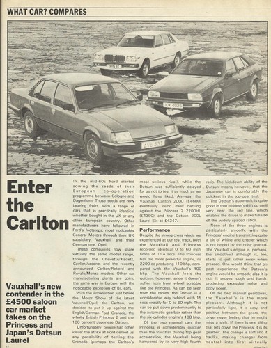 Vauxhall carlton v - vauxhall,