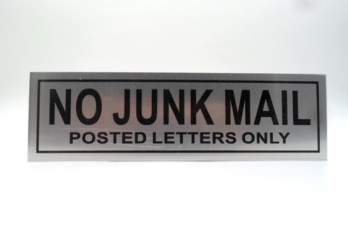 Junk mail front - front, door