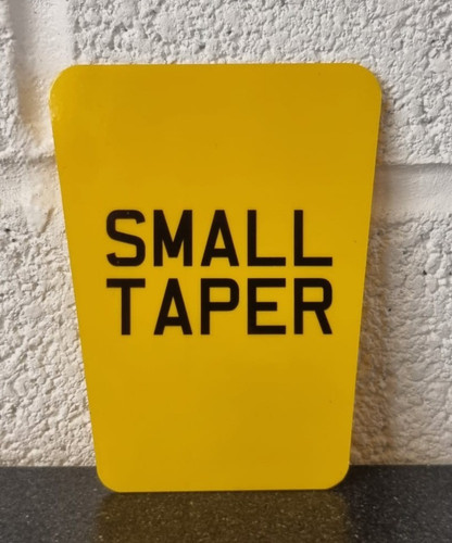 Flexible tapered show number - show,