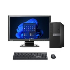 Dell 7050 MT PC 23" Monitor Setup - i5 6th Gen 32GB DDR4 RAM 1TB SSD - Win11 Pro