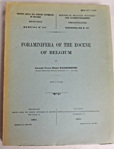 Foraminifera the eocene of - of,