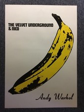 RARE 90x62cm LARGE VINTAGE BILLBOARD/RECORD STORE POSTER - VELVET UNDERGROUND