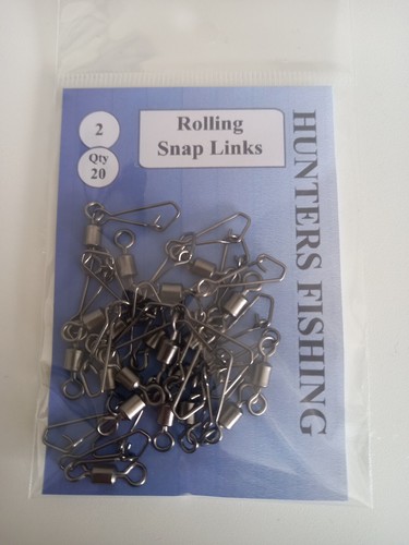 Rolling snap swivels - snap,