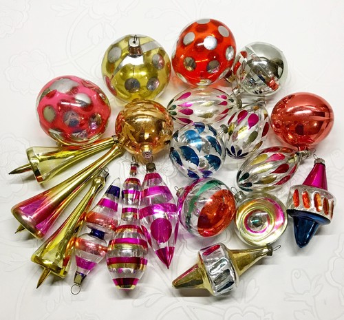 Vintage glass christmas - vintage,