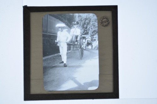 Rickshaw puller passenger - rickshaw,