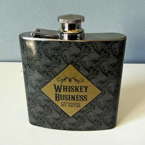 Whiskey business 6oz - business, stainless