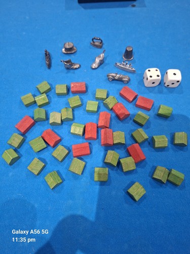 Vintage monopoly pieces - vintage,
