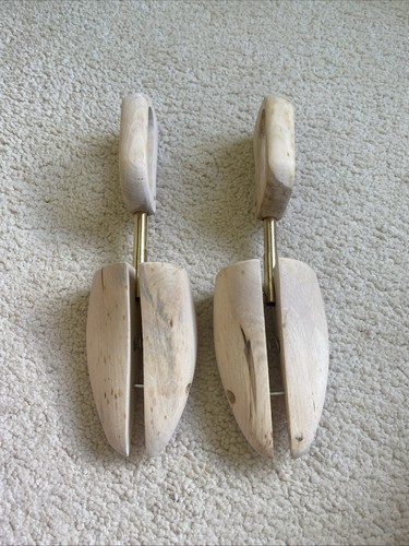 Vintage shoe trees wooden - vintage,